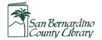 san bernardino county library log