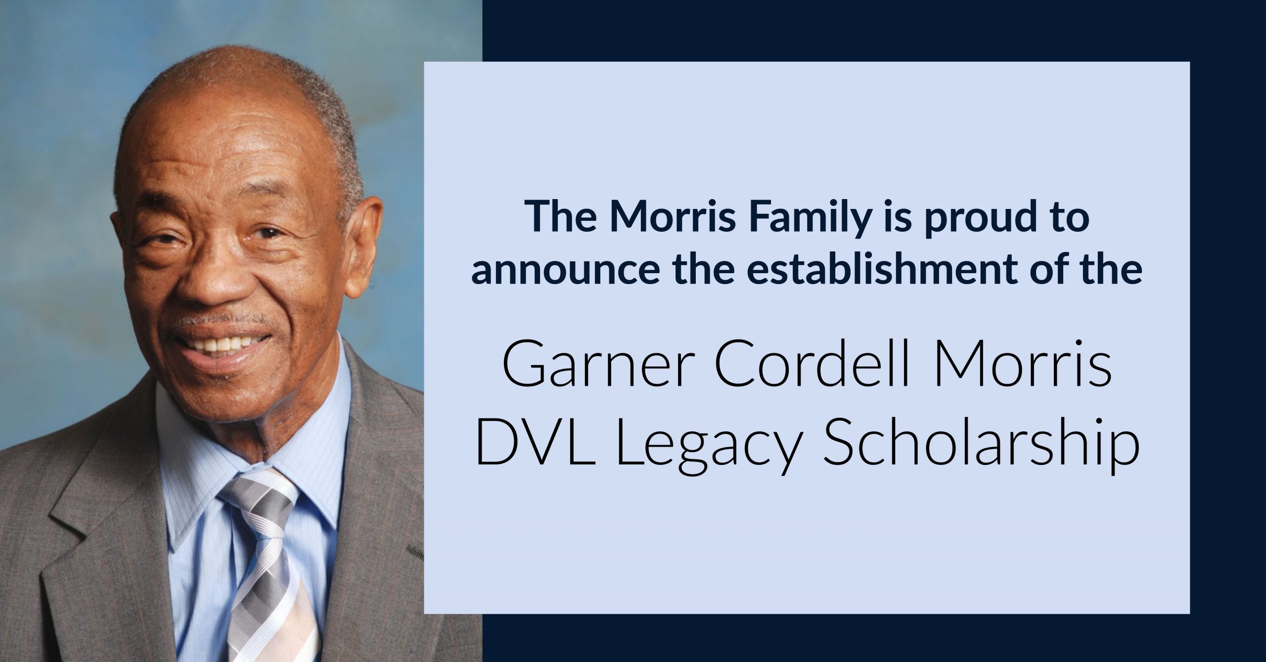 garner morris scholarship